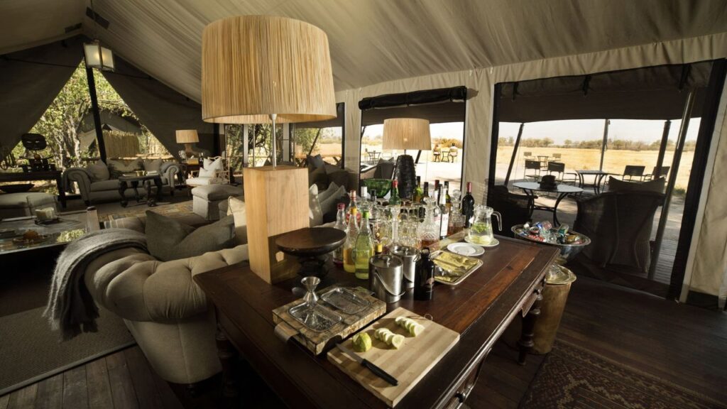 seating-area-machaba-camp-botswana-10-day-classic-delta-safari